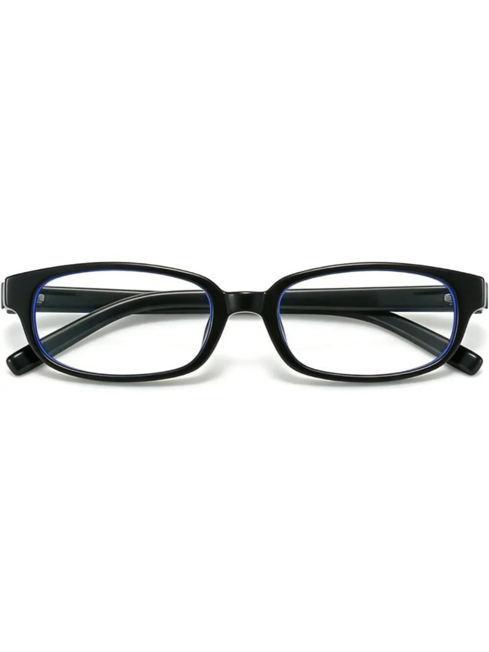 Retro Clear Rectangle Glasses for Women & Men | Blue Light Blocking, Narrow